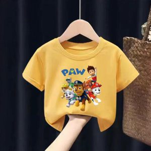 High-quality Paw Patrol Kids T-shirt ( YELLOW)