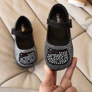 Black Beaded Shoe (Mixed Color Design) – Size 27