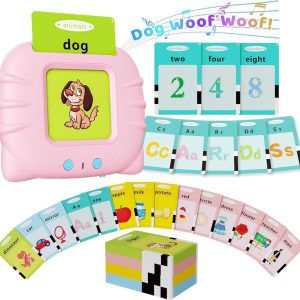 Children’s Early Education Home Card Reader – Pink