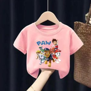 High-quality Paw Patrol Kids T-shirt ( PINK)
