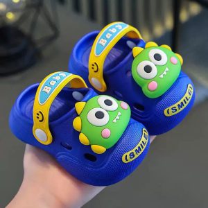 Children’s Non-Slip Cartoon Summer Crocs – Blue